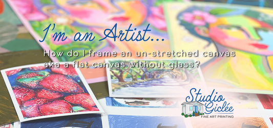 How to Frame a Flat Canvas